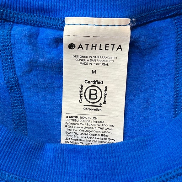 Athleta Women’s Long-Sleeve Performance Tees - Set/3 - Blue, Charcoal, Gray - Picture 12 of 13